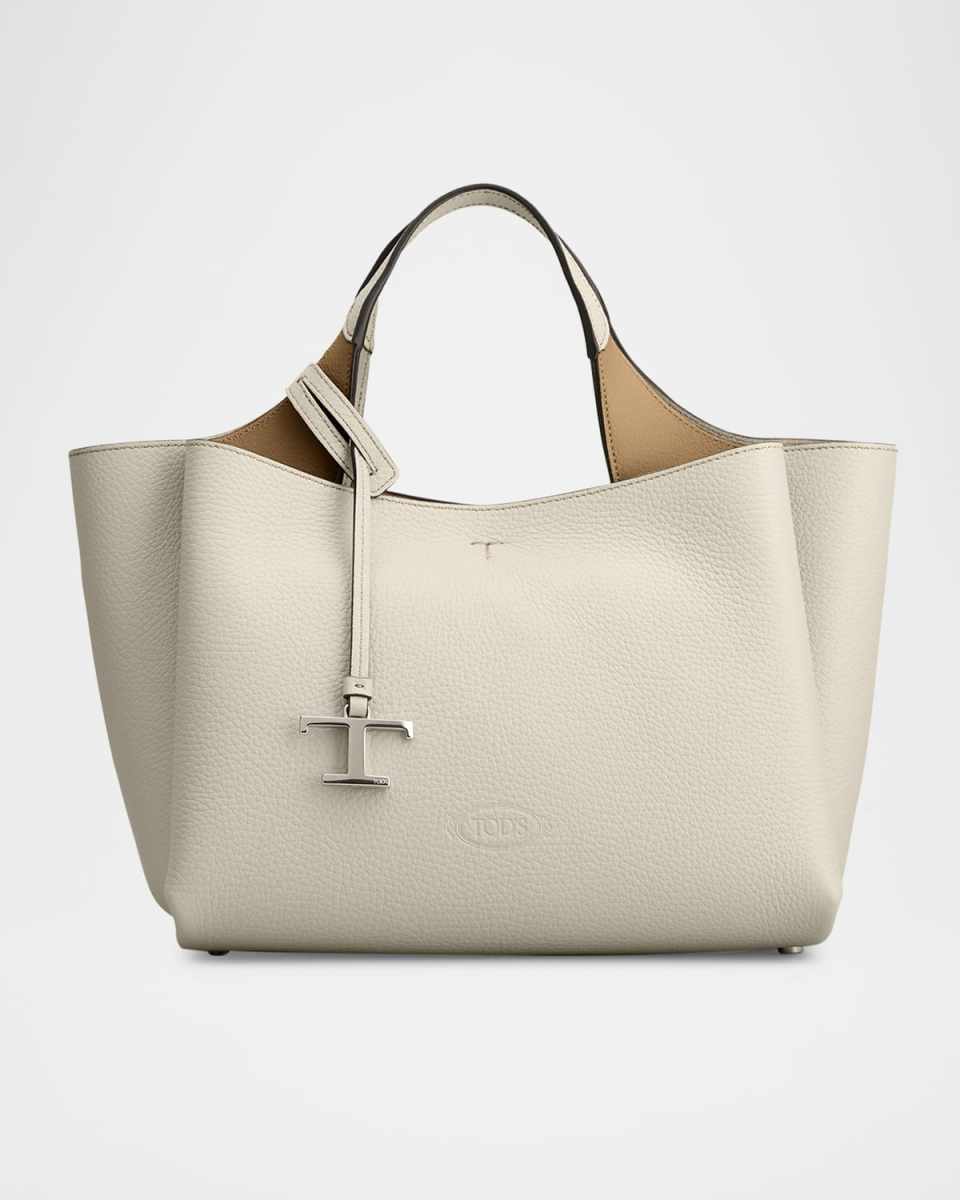 Mini Grain Leather Tote Bag